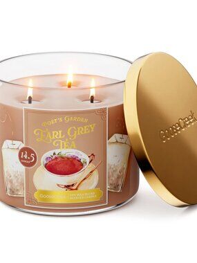 Goose Creek Earl Grey Tea 3-Wick Candle NWT